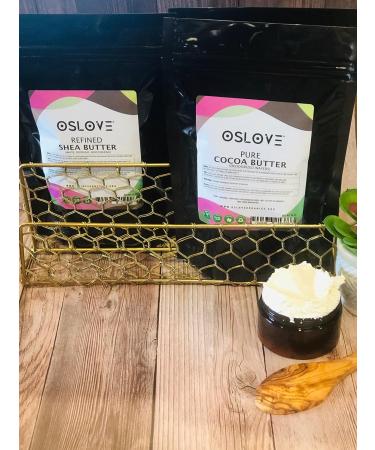 Oslove Organics Refined Organic Shea Butter 16 oz - Rich & Creamy - Buy Online on SooperMarket.com