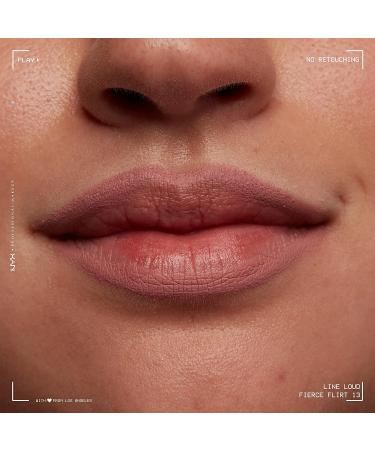 NYX PROFESSIONAL MAKEUP Line Loud Lip Liner - Fierce Flirt - Longwear, Pigmented Lip Pencil - Buy Online on SooperMarket.com