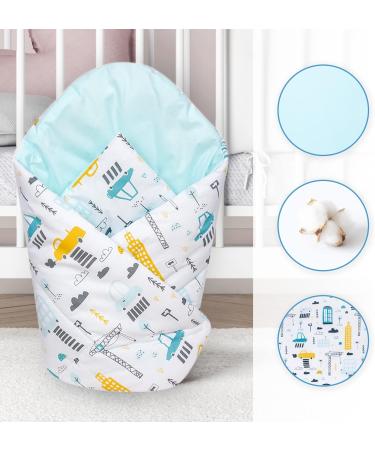 Newborn Cotton Swaddle Wrap Blanket for 0-3 Months | (City) 1 - Buy Online on SooperMarket.com