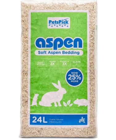 PETSPICK Aspen Soft Pet Bedding 24L - Cozy Bedding for Small Animals - Buy Online on SooperMarket.com