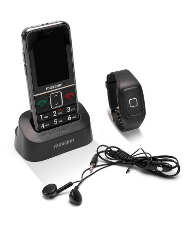 MAXCOM MM735BB: Senior cell phone with a waterproof emergency wristband and GPS location without a contract house emergency call cell phone for seniors helpline firmware