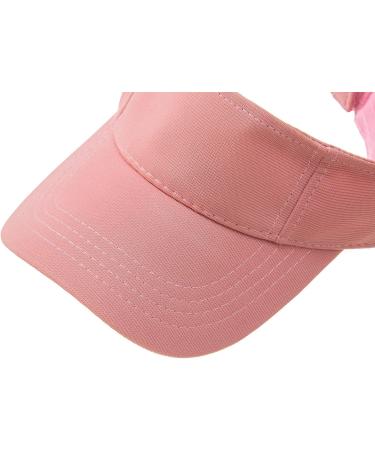 Aidier Kinder Visor Cap for Boys & Girls | Sun Protection Hat for Ages 4-10 | Ideal for Running Golf Tennis & Beach Activities - Pink - Buy Online on SooperMarket.com