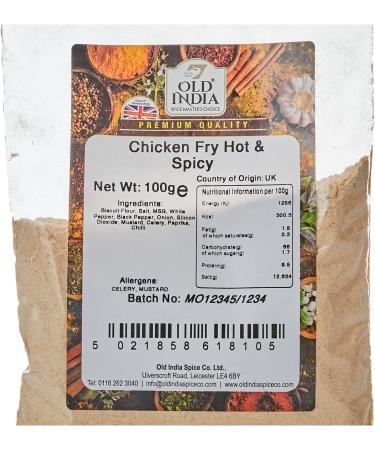 Old India Chicken Fry Hot & Spicy 100g 100 g - Buy Online on SooperMarket.com