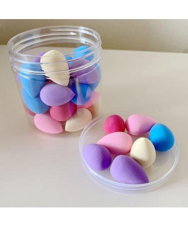 Mini Makeup Sponge Blender Set - 30 pcs for Foundation, Powder, Concealer, Eye Shadow, Highlight, and Contour - Buy Online on SooperMarket.com