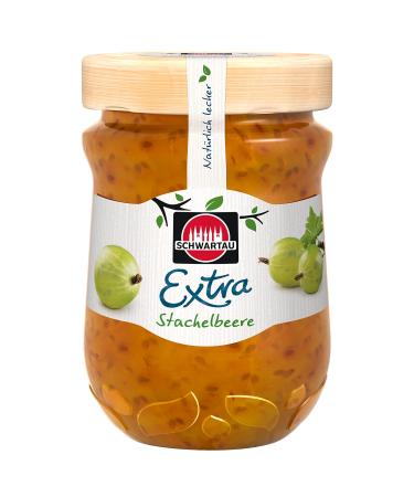 Schwartau Extra Gooseberry jam pack of 8 (8 x 340 g)