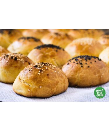 Wholefood Earth Organic Black Sesame Seeds 3kg | Raw, Non-GMO, Vegan | Certified Organic - Buy Online on SooperMarket.com