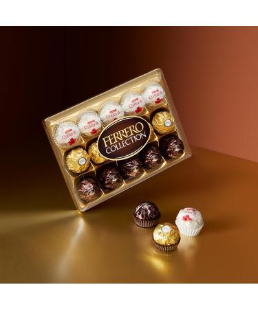 FERRERO COLLECTION Fine Assorted Chocolate and Coconut Confections 24 Count Individually Wrapped Candies 259 Grams 24 pieces - Buy Online on SooperMarket.com