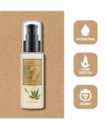 Soo AE Hemp Dreams Serum - Hydrating Hemp Seed Oil for Smooth Skin | International Shipping - Buy Online on SooperMarket.com