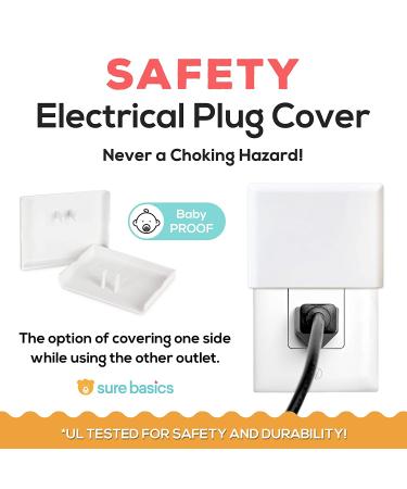 Electrical Outlet Covers Baby Proofing - Bigger Size Prevents Choking Hazard  12 - Buy Online on SooperMarket.com