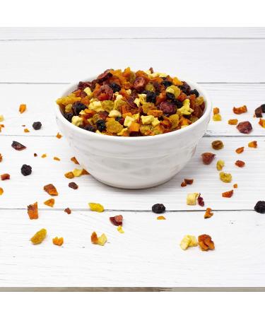 Traina Home Grown All American Sun Dried Fruit Blend - 5 lb Pack - Peaches, Cranberries, Blueberries, Apples, Raisins - Non GMO, Gluten Free - Buy Online on SooperMarket.com