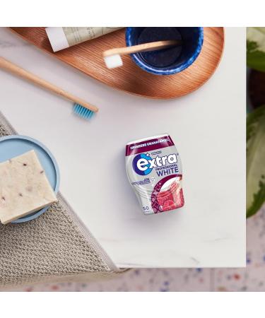 Buy Extra Professional White Chewing Gum - Raspberry Pomegranate Flavor | 50 Dragees - International Shipping Available - Buy Online on SooperMarket.com