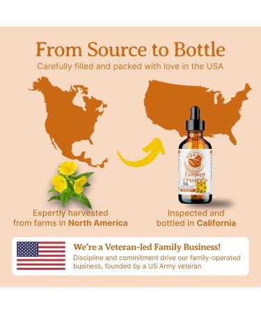 Bella Terra Organic Evening Primrose Oil 4oz - Cold-Pressed Vitamin F & Essential Fatty Acids for Radiant Skin - Buy Online on SooperMarket.com