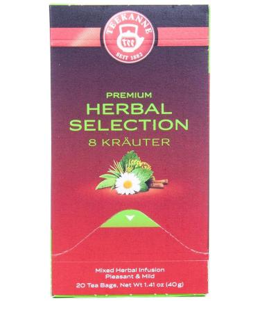 Buy Teekanne Finest Herbs 20 Bags - Pack of 5 (5x40g) | Premium Herbal Tea | International Shipping Available - Buy Online on SooperMarket.com