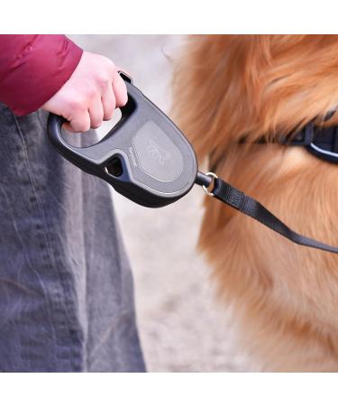 Ferplast Flippy One Dog Leash - Retractable Roller Leash for Large Dogs Up to 35 kg | 5 m Pull-Out Cord | Black - Buy Online on SooperMarket.com