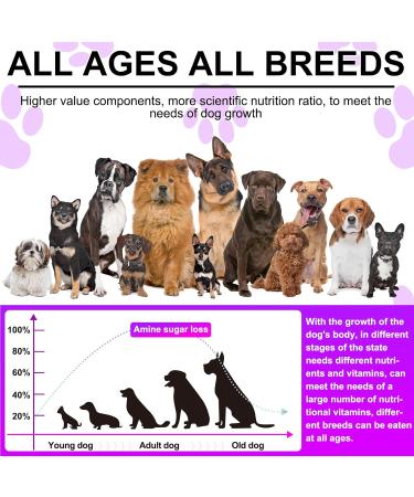 15-in-1 Dog Vitamins and Supplements 150 Chews Dog Vitamins for Dogs Hip and Joint Skin Coat Skin Health Gut Health Heart Health for All Breeds and Ages Dogs - Buy Online on SooperMarket.com