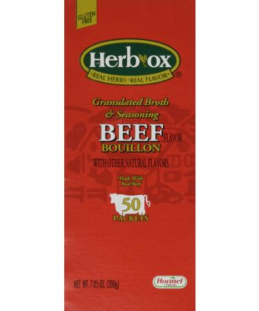 Hormel Herb Ox Beef Bouillon 50 Packets Beef,Herb 50 Count (Pack of 1)