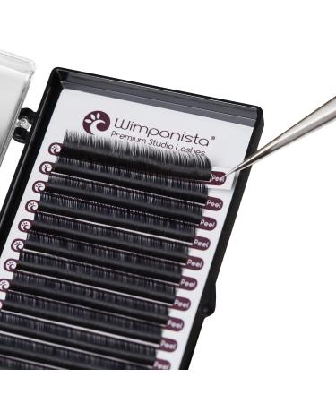 Premium Silk Eyelashes - Individual C Curl Extensions 0.15mm | 8-14mm Lengths | 16 Strips by Wimpanista - International Shipping Available - Buy Online on SooperMarket.com