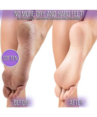 Jelly Pedicure Packs - Moisturizing Lavender Foot Soak for Dry Cracked Feet | Spa Pedi Soak with Salts for Relaxing Sore Feet - Buy Online on SooperMarket.com