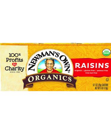 Newman's Own Organics Raisins 1-Ounce Boxes (Pack of 6) 1 Ounce (Pack of 6)