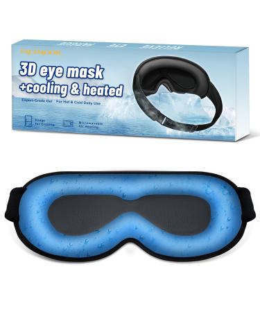 Travel Eye Cover for Rest - Reusable Blindfold for Adults Comfortable Sleepmask Perfect Travel Accessories(Black)
