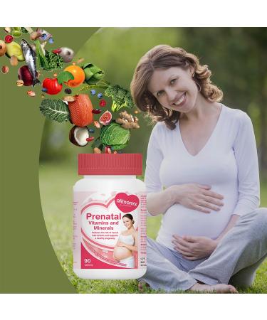 Prenatal Vitamins with 1000mcg Folate Folic Acid Prepares You for Conception and Childbearing 23 Vitamins and Minerals Includes Iron Calcium Vitamin D Biotin 90 Days Supply - Allmom's Choice - Buy Online on SooperMarket.com