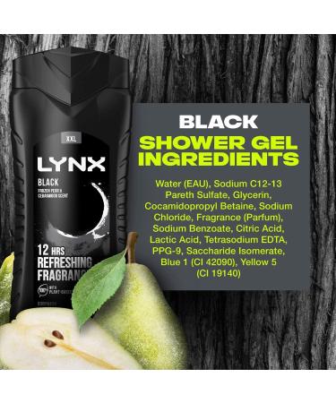 Lynx Black Shower Gel 500ml - Buy Online on SooperMarket.com