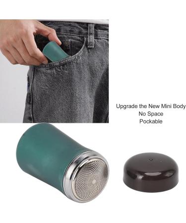 Portable Electric Mini Beard Trimmer - Washable 5V 6600RPM Green | Perfect for Travel & Grooming - Buy Online on SooperMarket.com