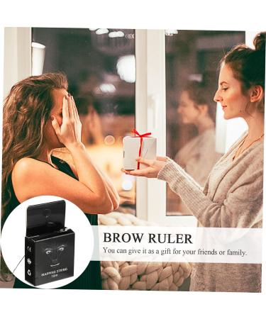 BELLIFFY Ink Eyebrow Mapping Ruler Brows Eyebrow Mapping Thread Mapping Eyebrow Tool - Buy Online on SooperMarket.com