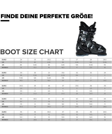 Atomic Hawx Magna 85W Women's Ski Boots - Black/Denim/Silver | 102mm Wide Fit | Prolite Stability & Memory Fit - Buy Online on SooperMarket.com