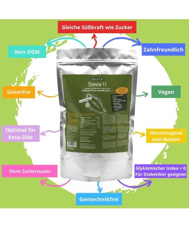 Zerocal Stevia 1:1 - Natural Sugar Substitute for Healthy Living | Shop Internationally - Buy Online on SooperMarket.com