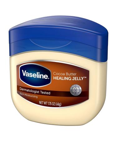 Vaseline Petroleum Jelly with Cocoa Butter - 1.75 Ounce | Soothing Moisturizer for Dry Skin - Shop Internationally - Buy Online on SooperMarket.com