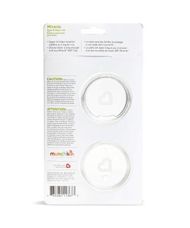 Munchkin  Sippy and Straw Lids for Miracle  360 Cups  3 Piece Set - Buy Online on SooperMarket.com