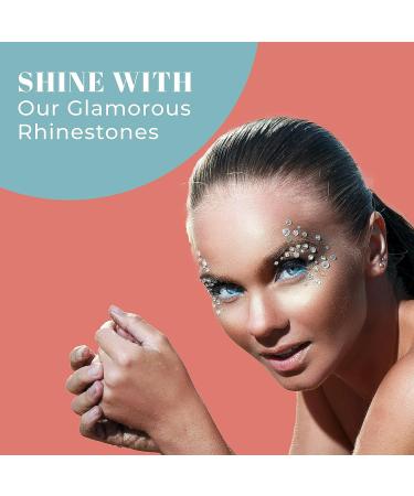 Alourity Rhinestones Set - 8250 Pcs in 8 Sizes with Storage Boxes, Tweezer & Picking Pen - Lead-Free & Easy to Use for Crafts, Nails, Shoes, Bags - DIY & Gifting - Buy Online on SooperMarket.com