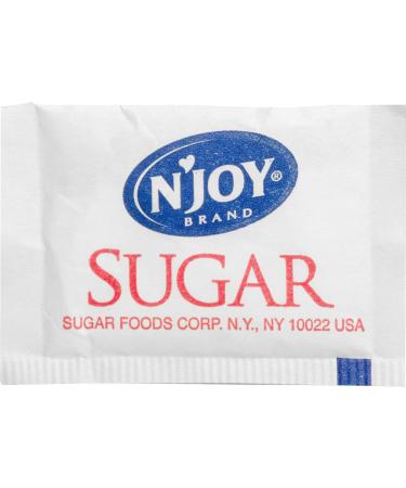 Njoy, SUG72101, N'Joy Sugar Packets, 2000 / Box