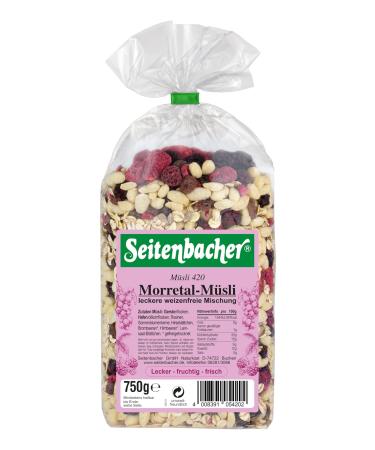 Seitenbacher Morretal Muesli I Whole Grain Cereals I No Added Sugar I No Added Fat I Many Berries I Wheat Free (3 x 750 g)