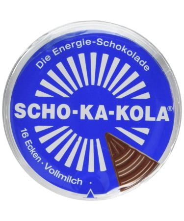 Scho-Ka-Kola Caffeine Rich German Milk Chocolate Tin
