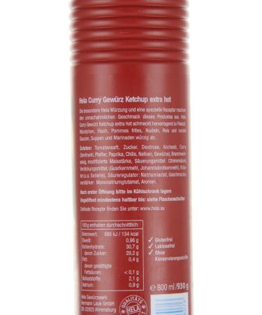 Buy Hela Curry Spice Ketchup Extra Hot - 800ml (Pack of 2) | International Shipping Available - Buy Online on SooperMarket.com