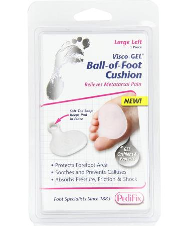 PediFix Visco-Gel Metatarsal Pad w/ Toe Loop - Large Left | Pain Relief & Support - Buy Online on SooperMarket.com