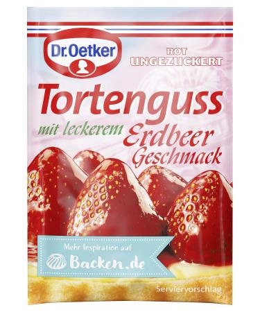 Dr.Oetker cake casting strawberry
