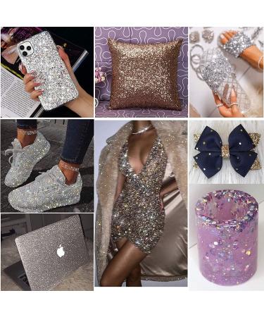 Surepromise 45 Colors Eyeshadow & Nail Art Glitter Powder Set - 45 Piece Mix Colors Pigment Collection - Buy Online on SooperMarket.com