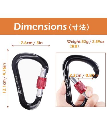 TRIWONDER ATC Belay Device - V-Grooved Micro Rescue Guide for Rock Rappelling | Red with Carabiner - Buy Online on SooperMarket.com