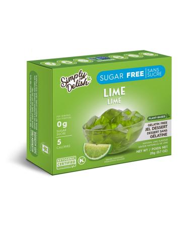 SIMPLY DELISH Lime Jel Dessert 6 x 20g