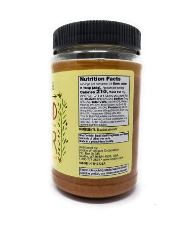 Kirkland Signature Organic Creamy Almond Butter 27oz - Single Pack - Buy Online on SooperMarket.com