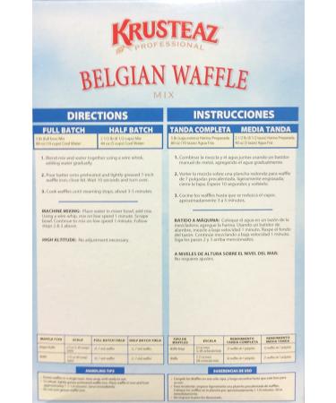 Krusteaz Belgian Waffle Mix 5lbs (2-Pack) - Restaurant Quality - Buy Online on SooperMarket.com