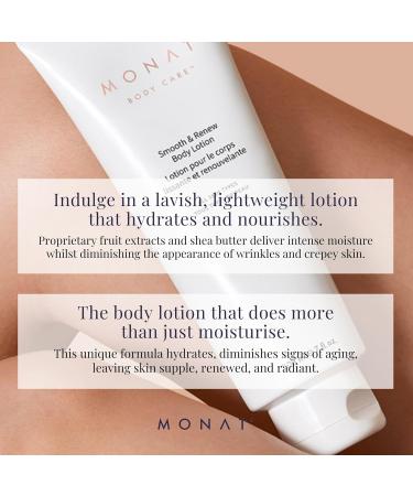 MONAT BODY CARE Smooth and Renew Body Lotion - Anti-Aging Moisturizer for Soft Skin - Lightweight Non-Greasy Formula with Botanical Extracts - Buy Online on SooperMarket.com