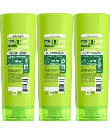 Garnier Fructis Curl Nourish Sulfate-Free Conditioner 12 Fl Oz - Pack of 3 | Moisturizing & Nourishing Formula for Curly Hair - Buy Online on SooperMarket.com