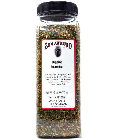 15-Ounce Olive Oil Spices, Restaurant Bread Dipping Herbs Seasoning Blend, Original Recipe (Bulk Size)