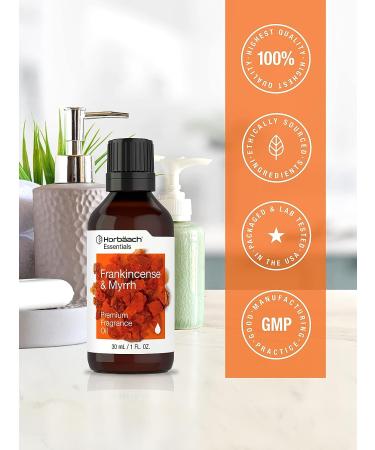 Frankincense & Myrrh Fragrance Oil | 1 fl oz (30ml) | Premium Grade for Diffusers, Candles, Soap Making | by Horbaach - Buy Online on SooperMarket.com