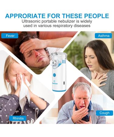 Healrecux Portable Mesh Nebulizer for Adults and Kids - Cool Mist, Two Modes - Buy Online on SooperMarket.com