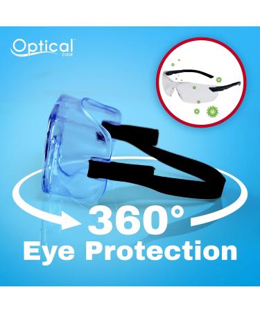 FDA Registered Medical Safety Goggles - Anti-Fog, Splash Proof Eye Protection for Labs and Nurses - Buy Online on SooperMarket.com
